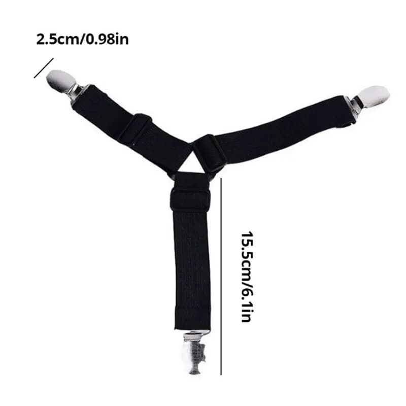 Attaches élastiques pour drap de lit, 4 pièces/lot, gadgets de support pour drap de lit, clip de cou
