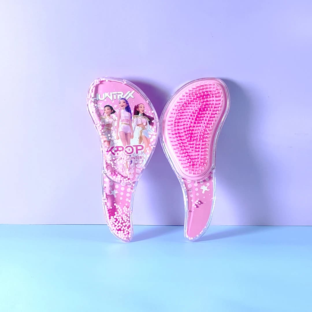 4/1PCS Nouveau Peigne K-Pop Demon Hunters Cartoon Rumi Mira Zoey, Peigne de massage à coussin d'air,