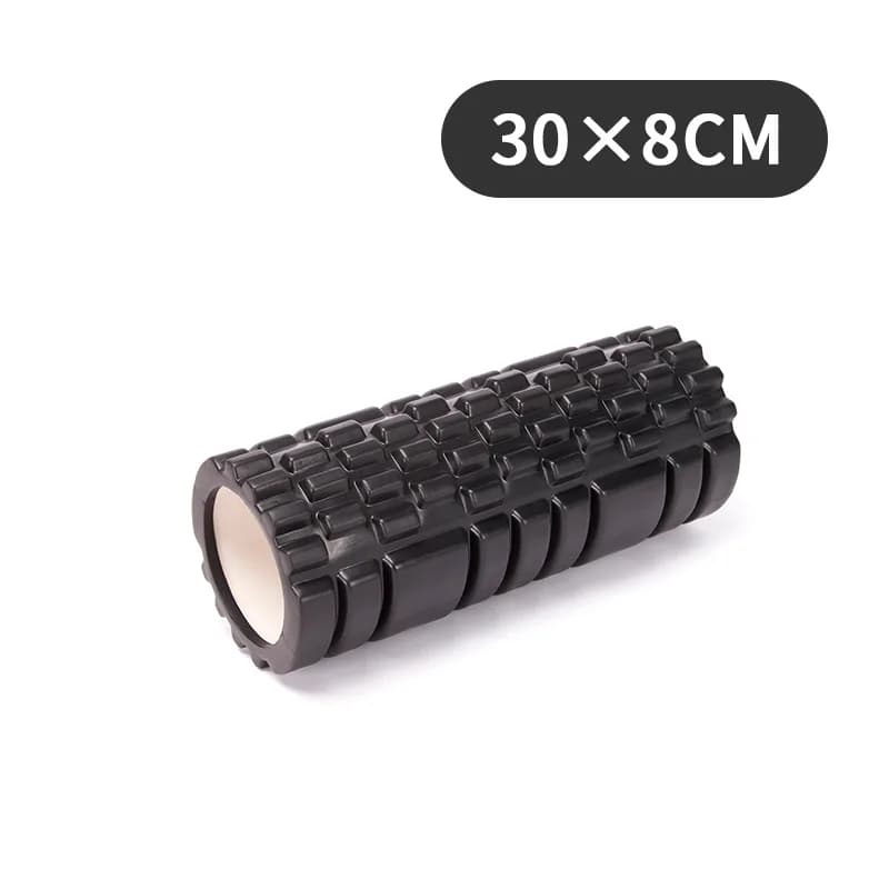 Rouleau de massage en mousse de 30 cm pour yoga, gym, fitness, Pilates, exercices et massage du dos,