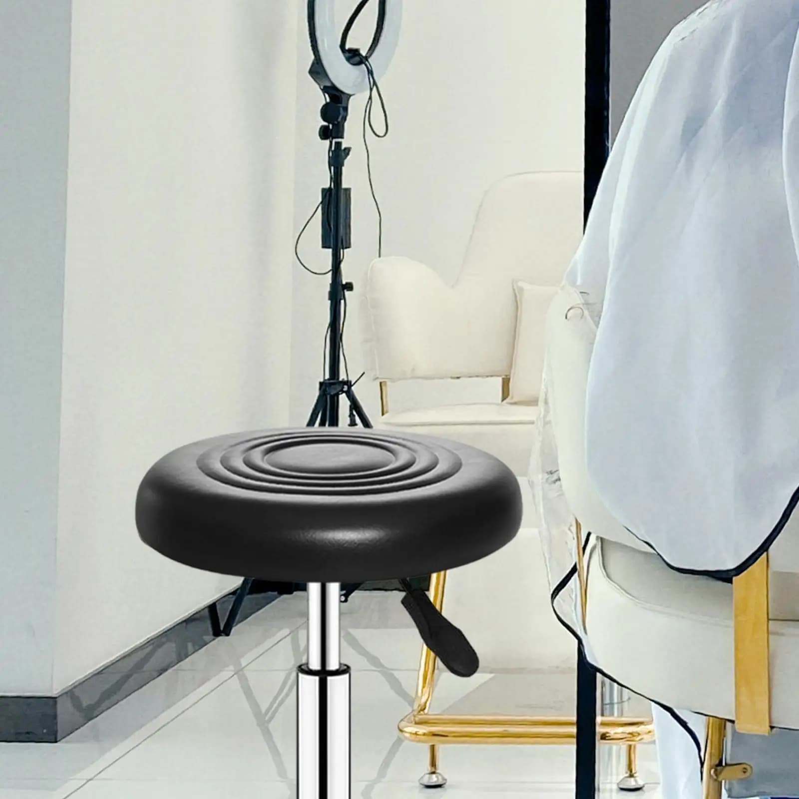 Tabouret de Bar rond de remplacement, dessus de siège étanche pour cuisine, magasin, Salon de coiffu