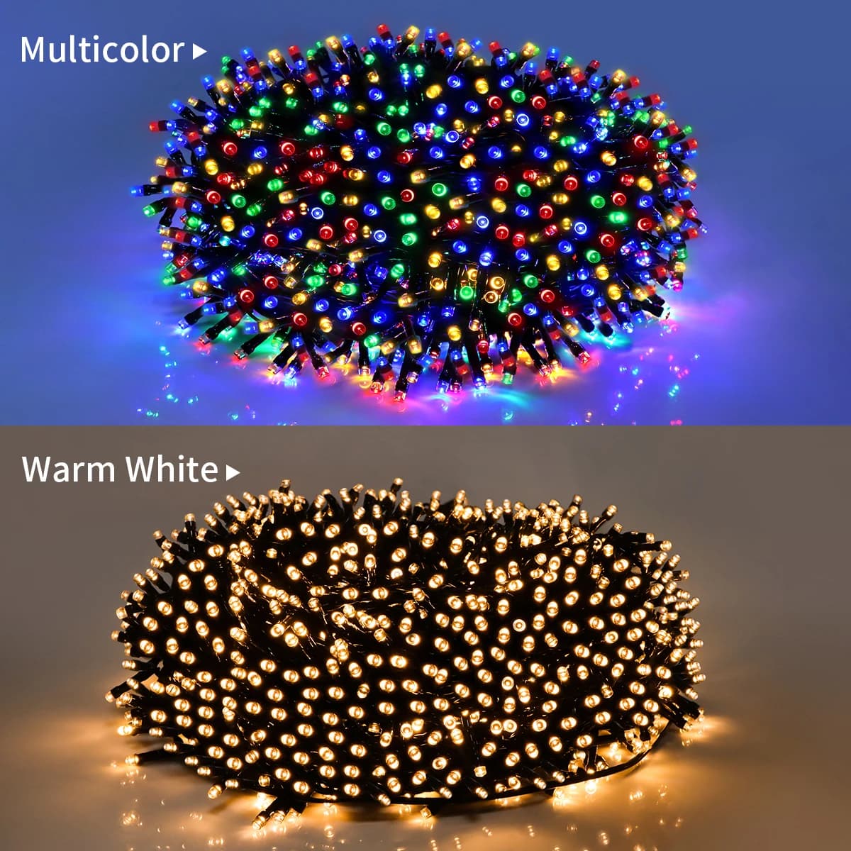 Guirxiété Lumineuse LED de Noël, Imperméable, pour l'Extérieur, Jardin, Maison, Vacances, Nouvel An,