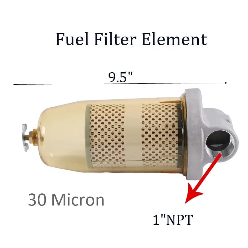Ensemble de filtre de réservoir de carburant B10-AL, séparateur d'eau Diesel de remplacement 496, 30