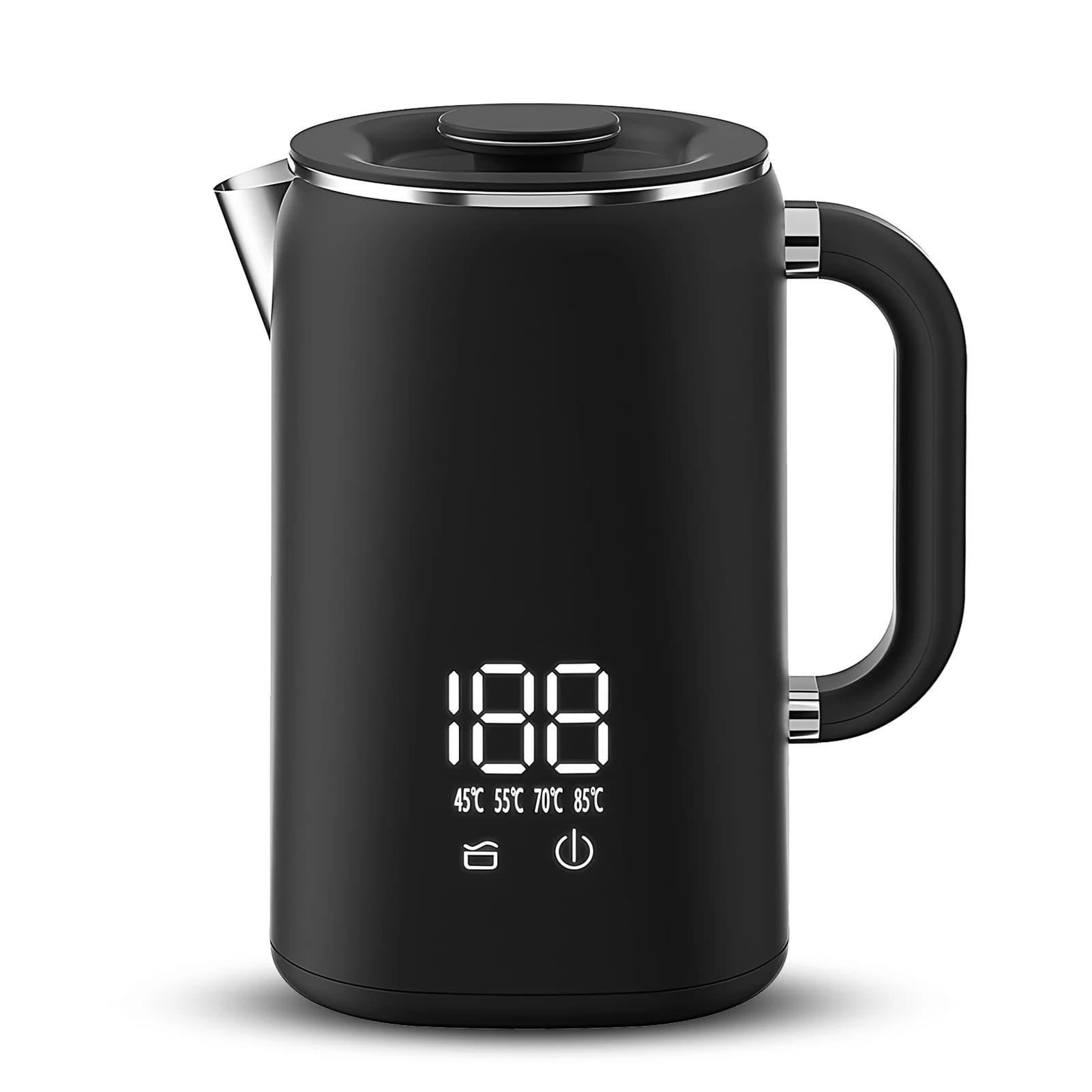 Bouilloire électrique thermostatique domestique 1,7 l, théière à conservation automatique de la chal