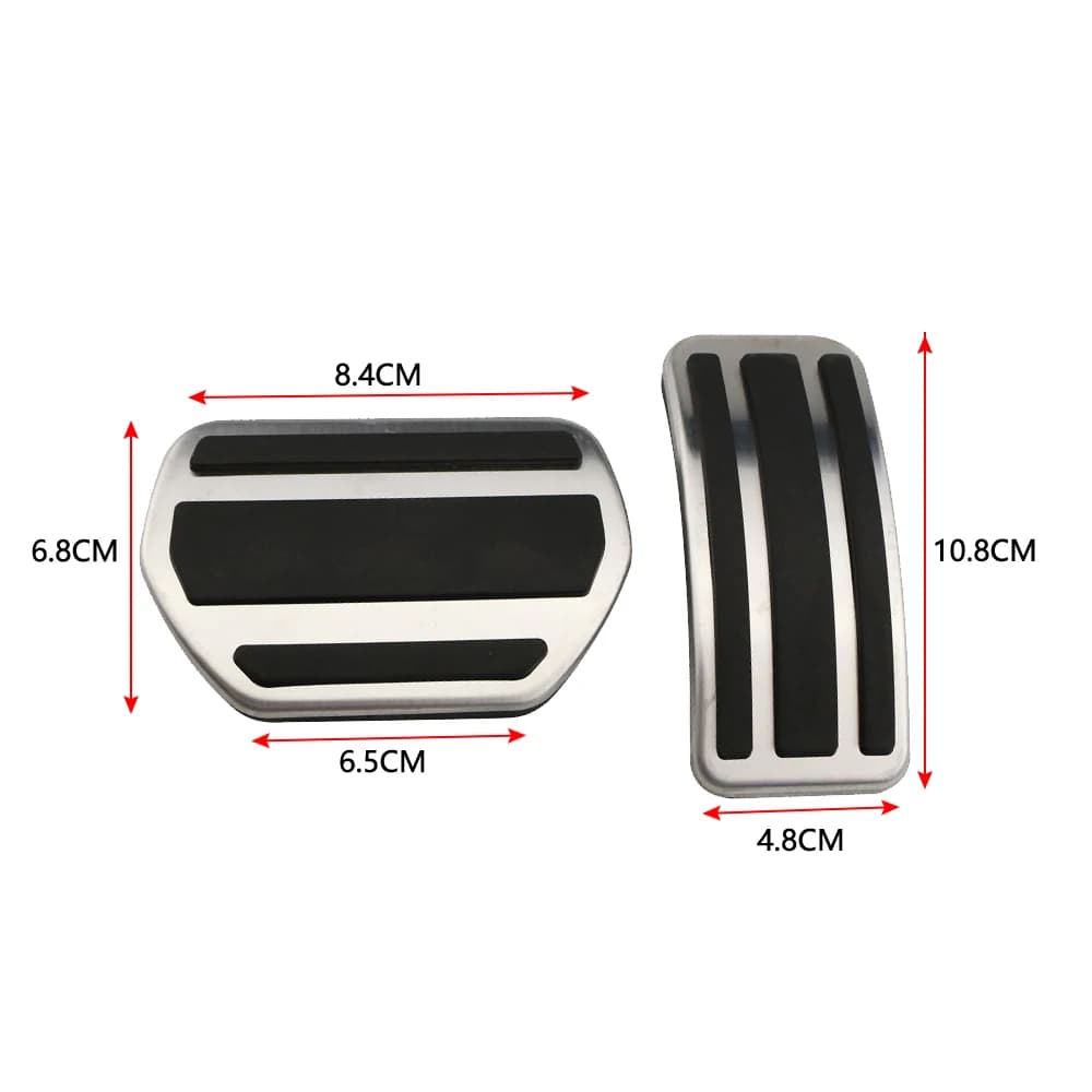 Couvercle de pédale d'essence en acier inoxydable, pour Peugeot 207 301 307 208 2008 308 408 pour CI