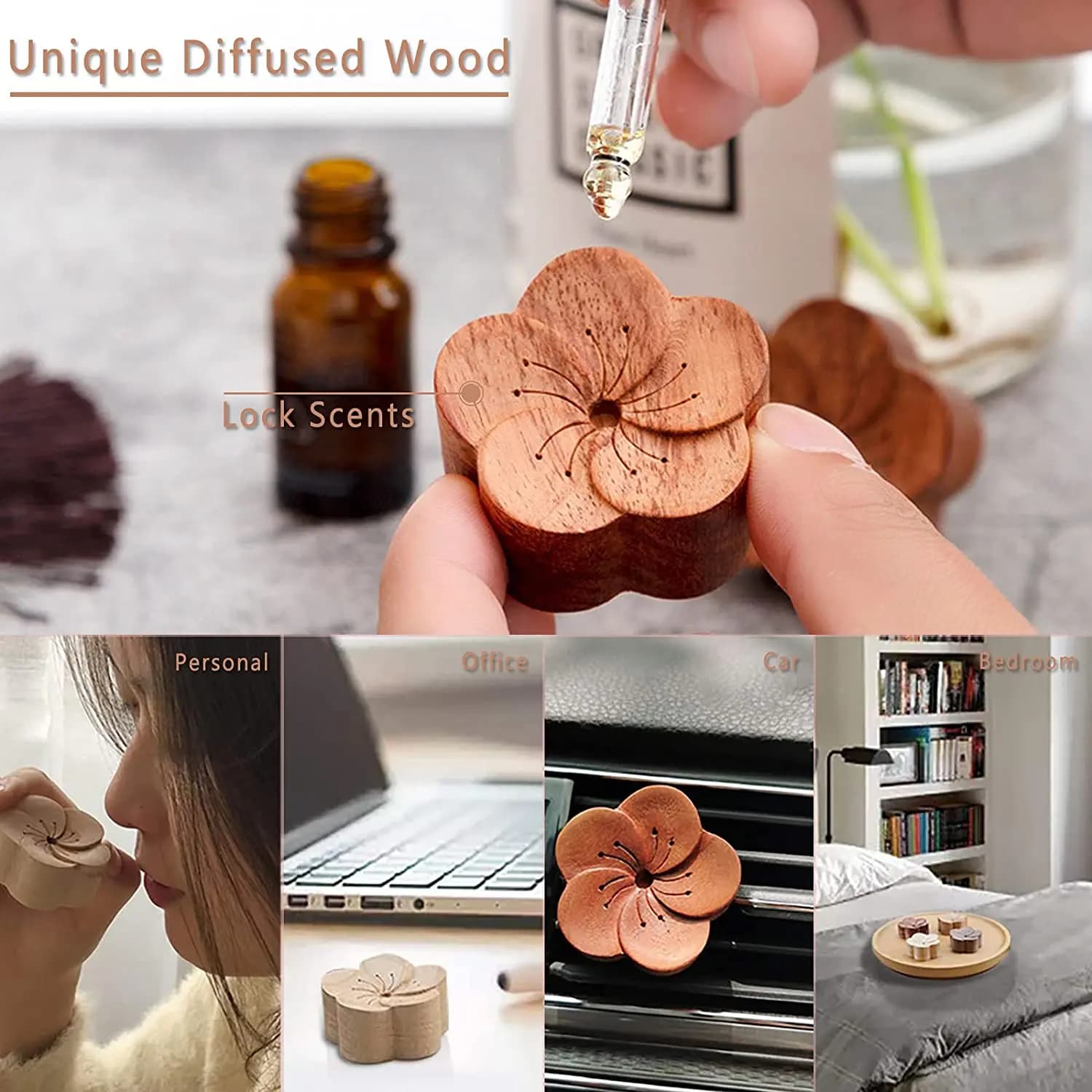 PHATOIL 12 pièces boîte-cadeau huiles essentielles pures pour humidificateurs diffuseur Massage Spa 