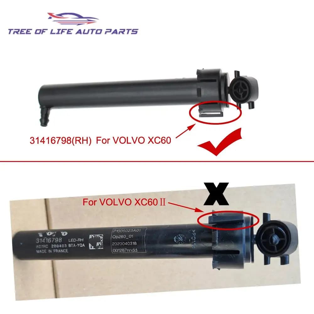 Buse de lavage des phares avant, Jet actionneur, pour VOLVO XC60 31416798 31416797 2018 2019 2020 20