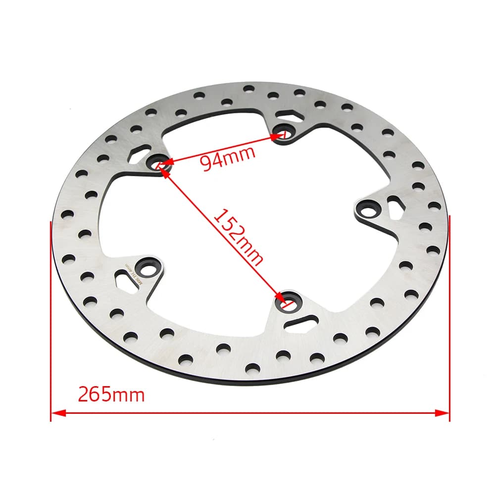 Disque de frein arrière pour moto, Rotor de 265mm, pour BMW R1200R R1200S R1200ST R1200RT R1200GS R 
