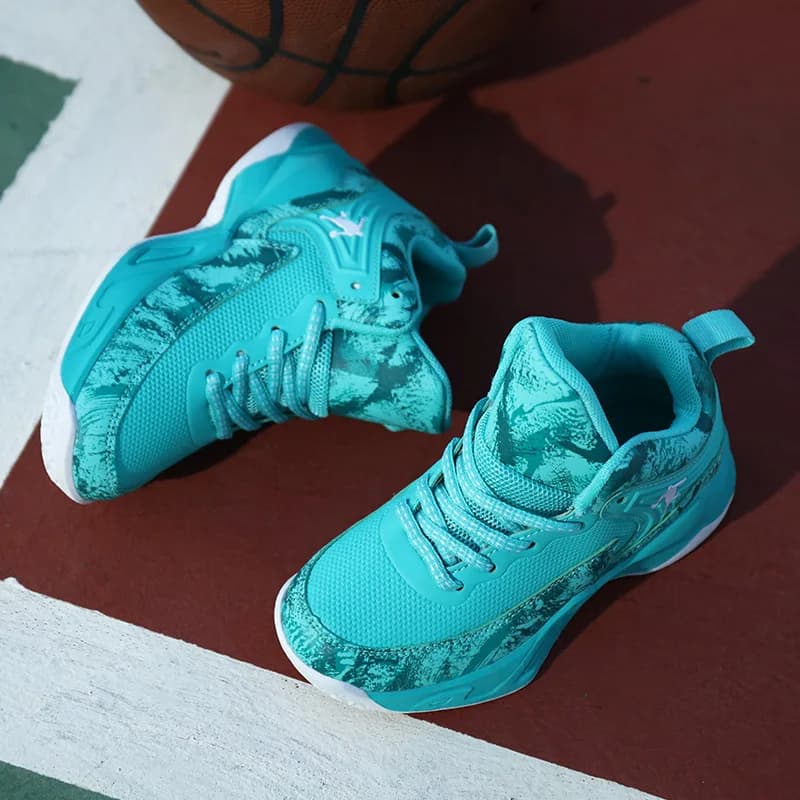 2025 chaussures de Basket-ball pour enfants baskets nouveaux garçons marque semelle épaisse antidéra