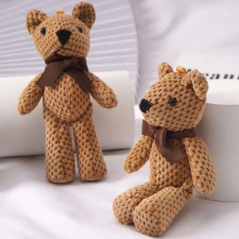 Ours en peluche ananas doux de 16cm, Mini ours en peluche, poupées, petit cadeau pour fête de mariag