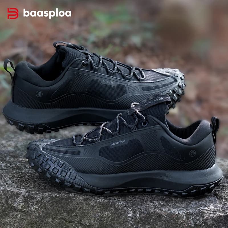 Baasploa – chaussures de randonnée pour hommes, de haute qualité, confortables, souples, imperméable