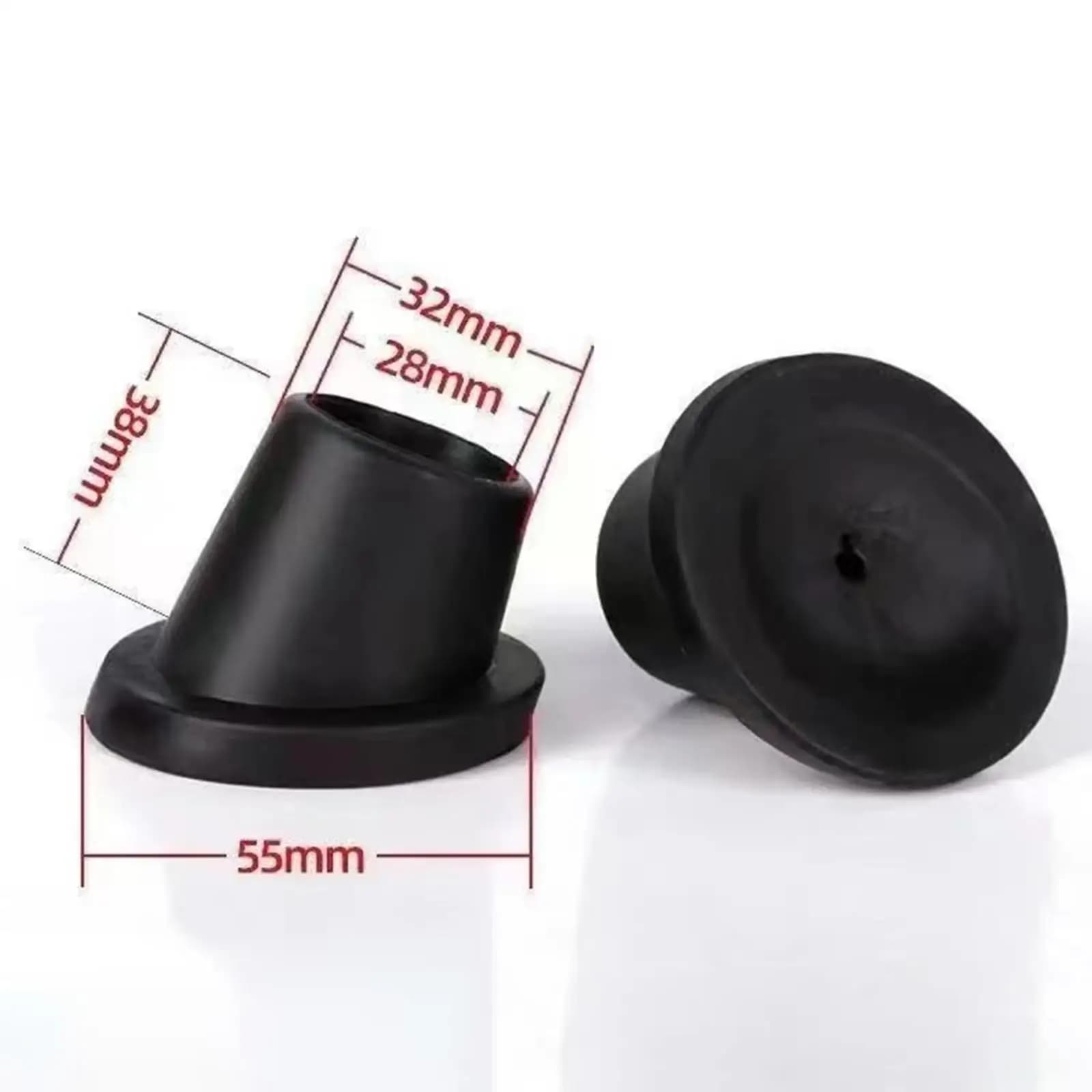 Pieds de remplacement pour chaise de douche, siège de bain, accessoires Premium, coussinets de pieds
