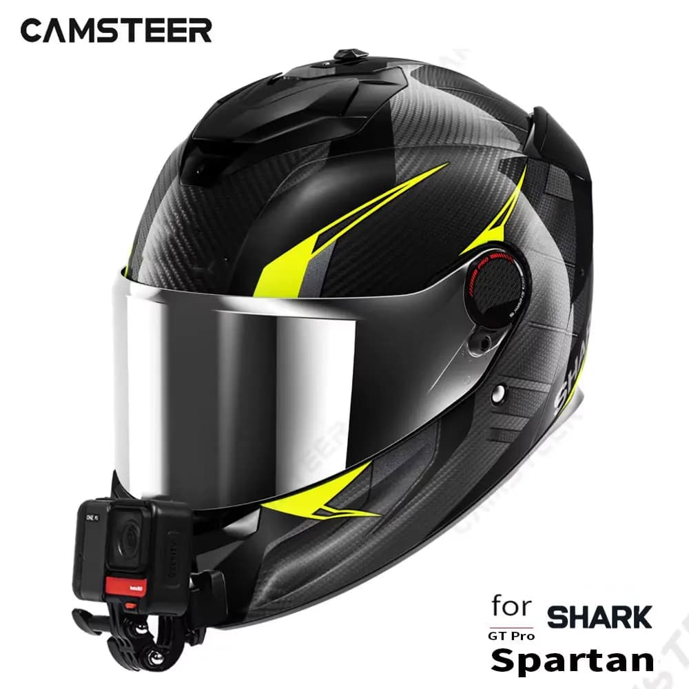 Support de menton en aluminium personnalisé pour casque Shark Spartan GT, pour GoPro Hero 12 11 10 9