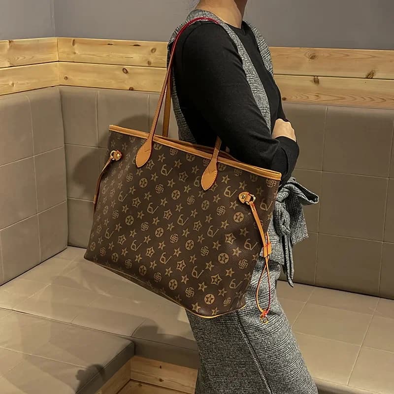 Sac fourre-tout imprimé grande capacité tendance 2026, nouveau sac à bandoulière polyvalent pour fem