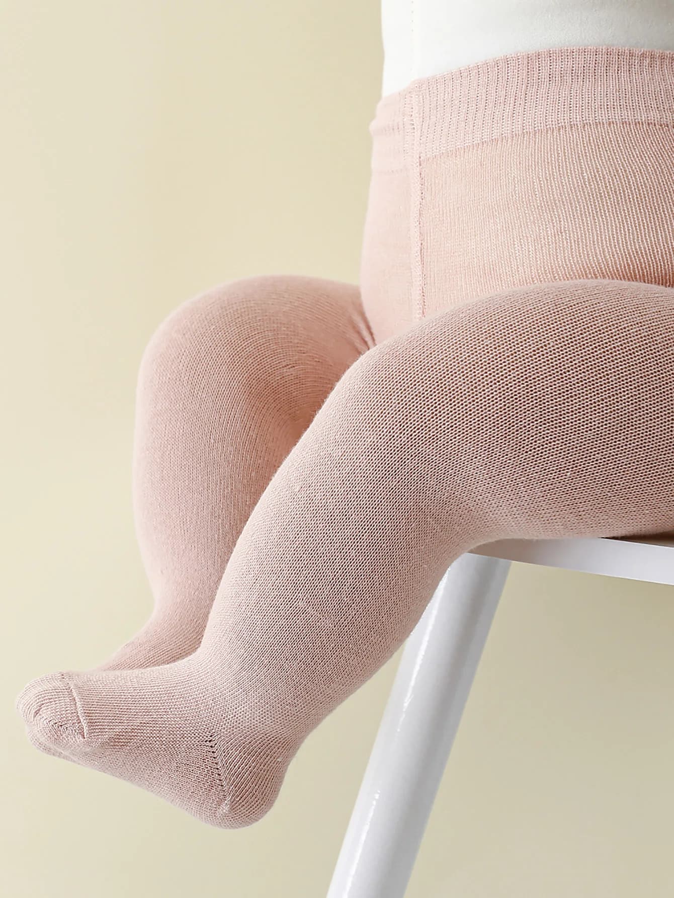 Nouveau bébé filles collants nouveau-né taille élastique couleur unie bas Slim Fit chaussettes colla