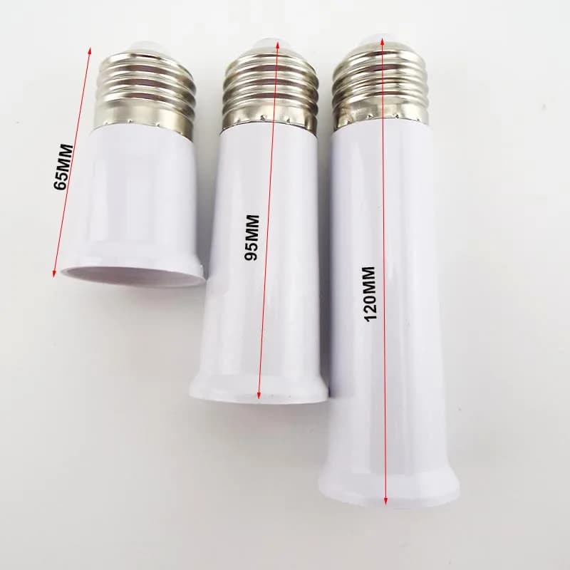 65mm 95mm 120mm E27 à E27 extension support de lampe Base ampoule étendre Extension prise adaptateur
