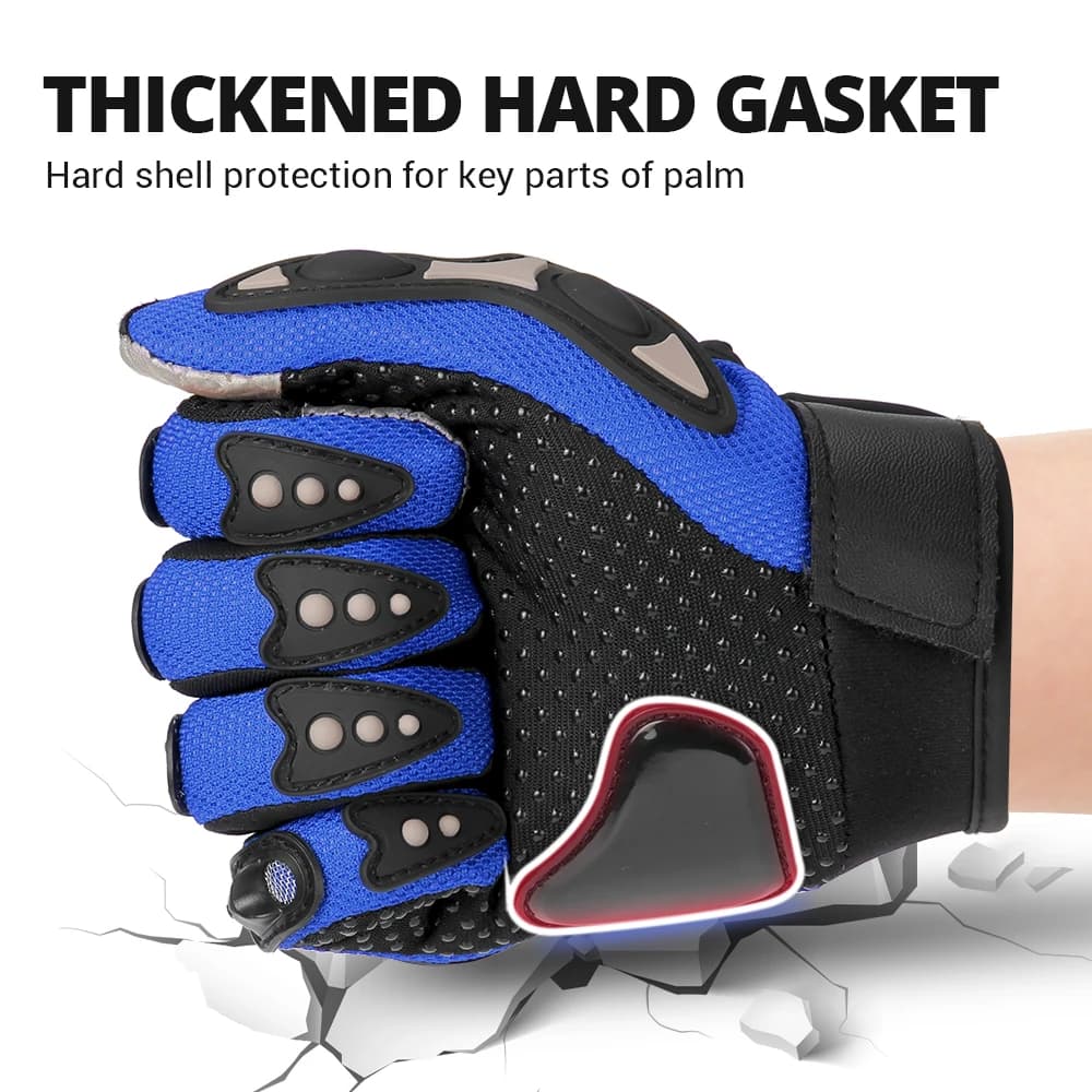Gants de Moto été équitation gants respirants jointures dures écran tactile gants de Moto gants tact