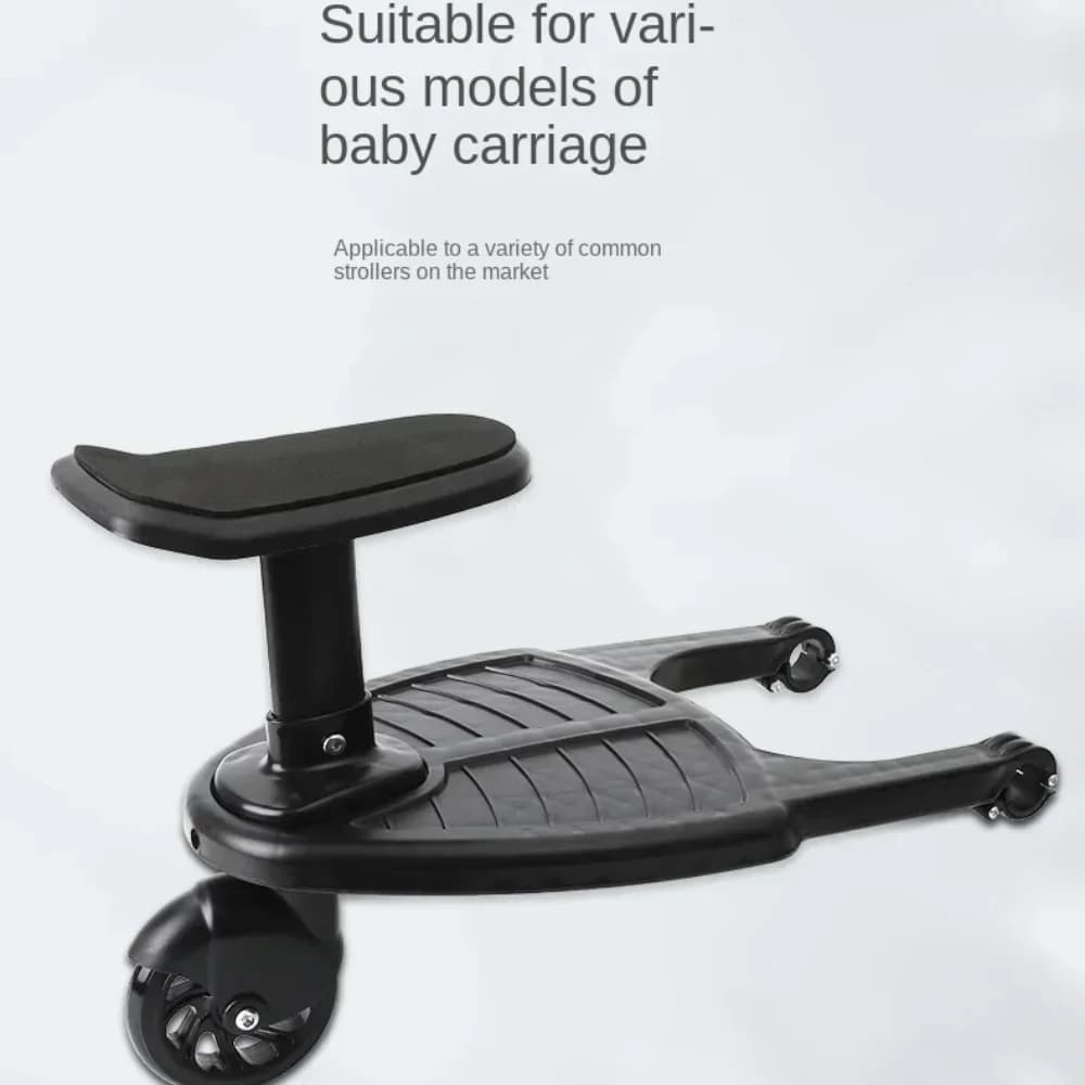 Adaptateur universel de planche de marche pour poussettes, avec siège, jogging pour deuxième enfant,