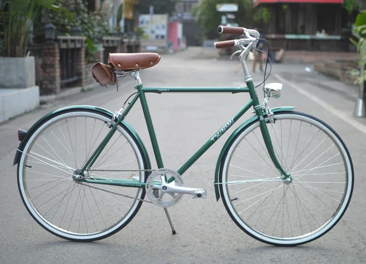Jante de vélo de route en acier inoxydable 26 pouces, accessoires de roue de vélo Vintage 1-3/8 36 t