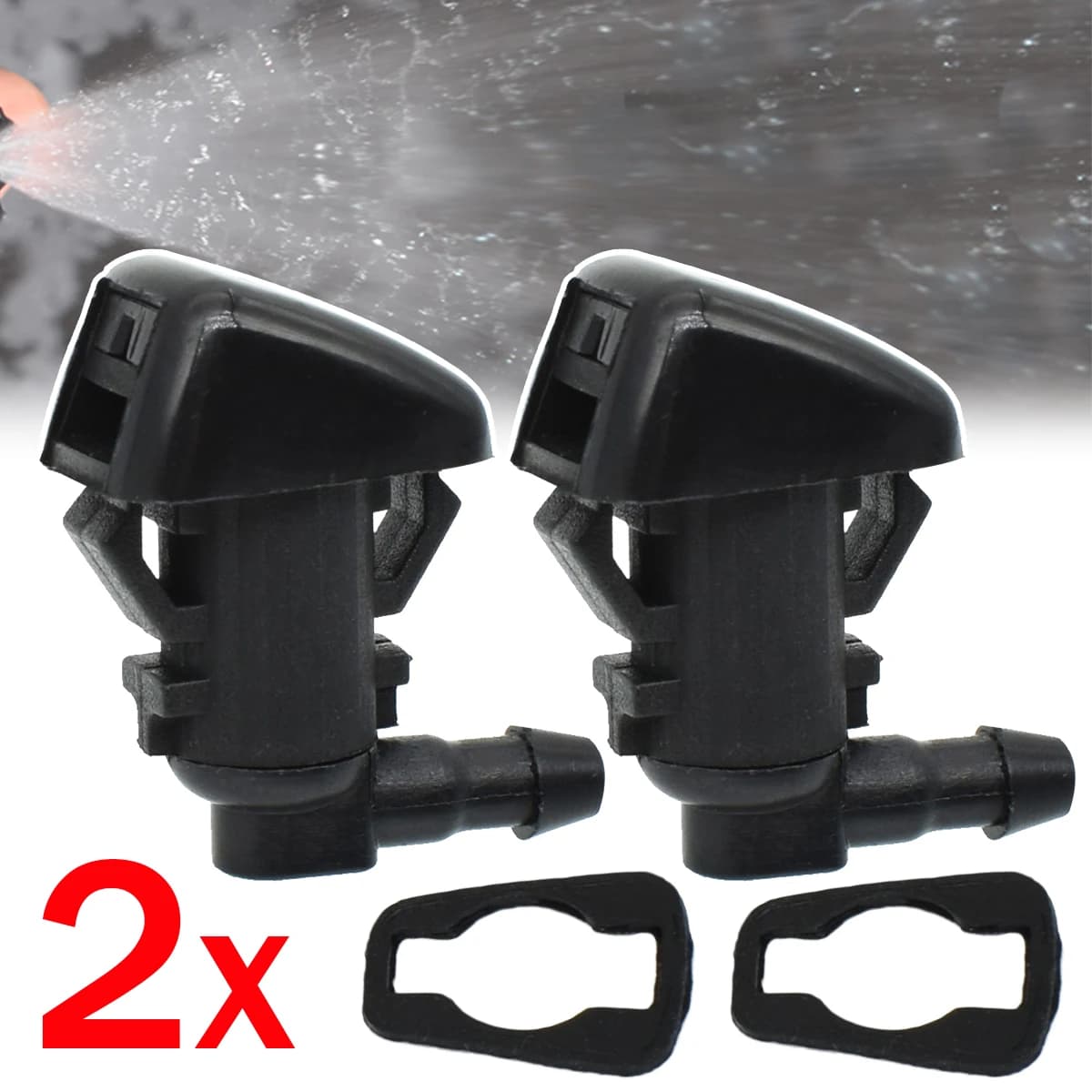 Buse de Jet d'essuie-glace avant, 2 pièces, pour Jeep Grand Cherokee WK2 2011 – 2019 Liberty KK Comm