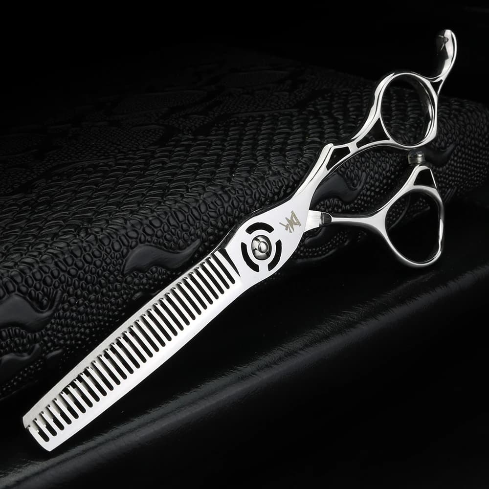 XUANFENG – ciseaux à manche creux de 6 pouces, ciseaux de coupe de coiffeur et ciseaux fins en acier