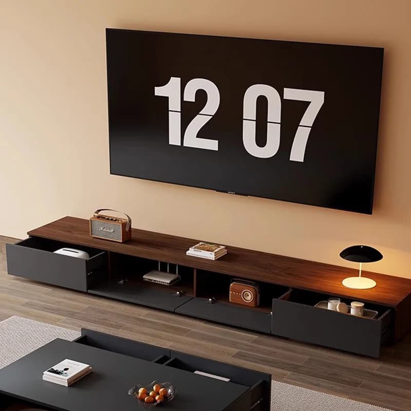 Wabi Sabi meuble Tv moderne élégant rustique salon plancher meuble Tv Premium beauté Soportes De tél