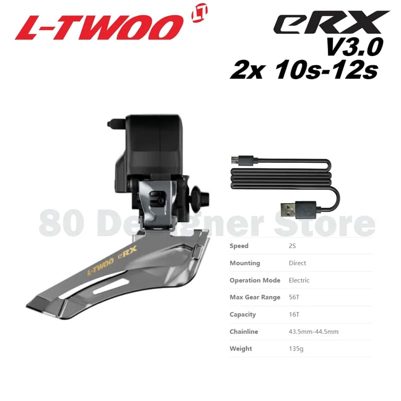 Groupe électronique de route LTWOO eRX, groupe électronique eRX 2x12s / 2x11s, batterie remplaçable 