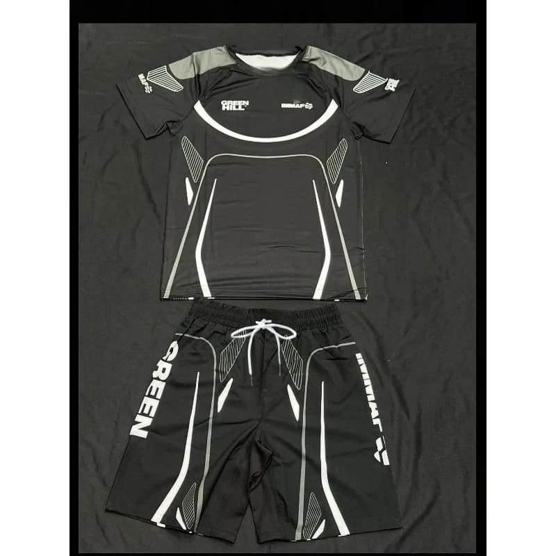 Ensemble de sport de lutte 2026 pour adultes et enfants – T-shirts et shorts de protection respirant