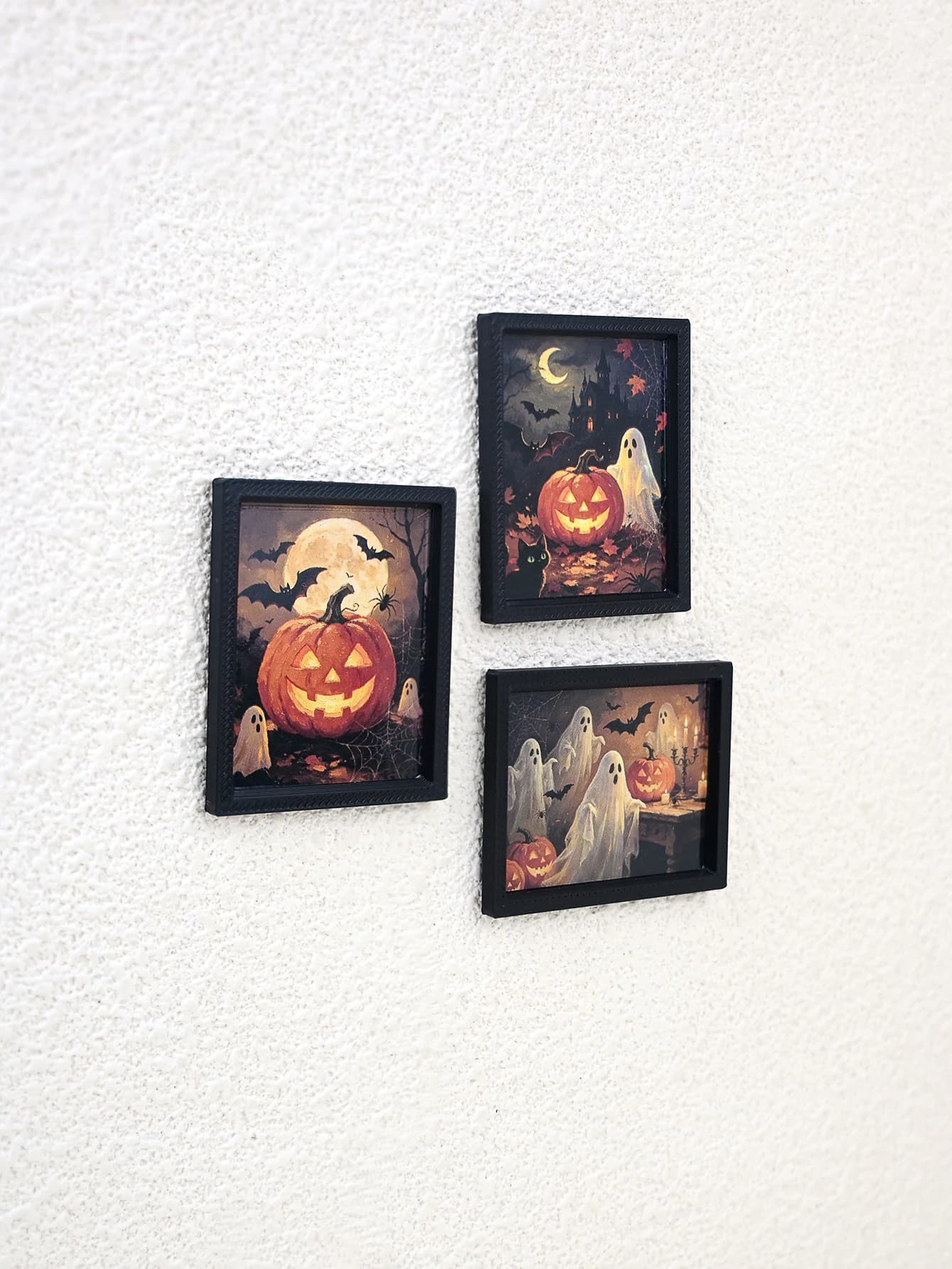 Décoration murale d'Halloween, décorations d'Halloween et de Pâques, accessoires pour maison de poup