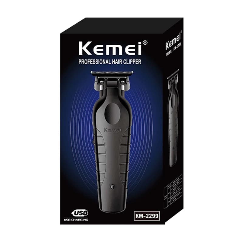 KM-2299 tondeuse à cheveux Kemei professionnel électrique USB Rechargeable tondeuse de barbier tonde