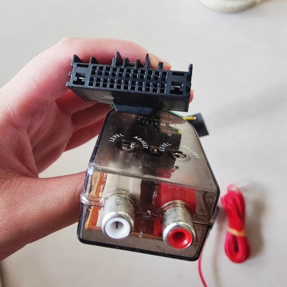 Câble de prise d'amplificateur de caisson de basses d'autoradio, convertisseurs Audio stéréo pour Fo