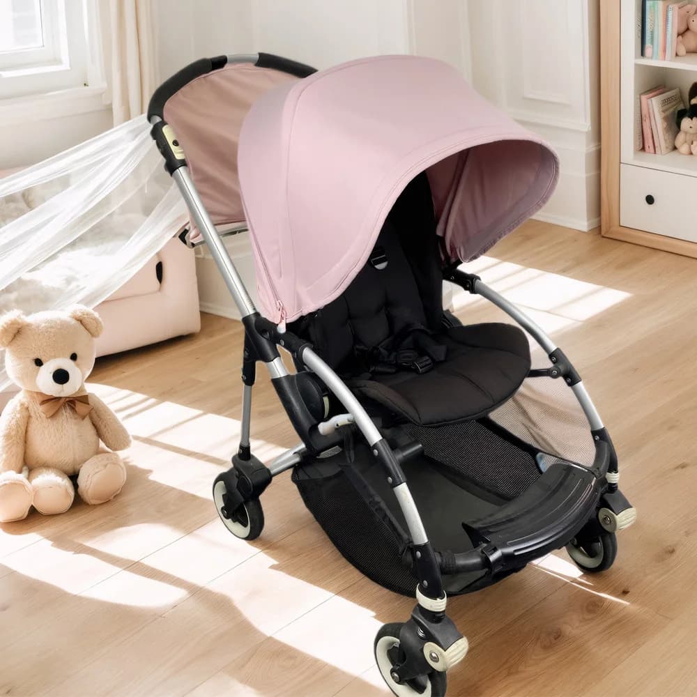 Pare-soleil pour poussette de bébé, auvent et coussin de siège pour Bugaboo Bee6 Bee5 Bee3, housse d
