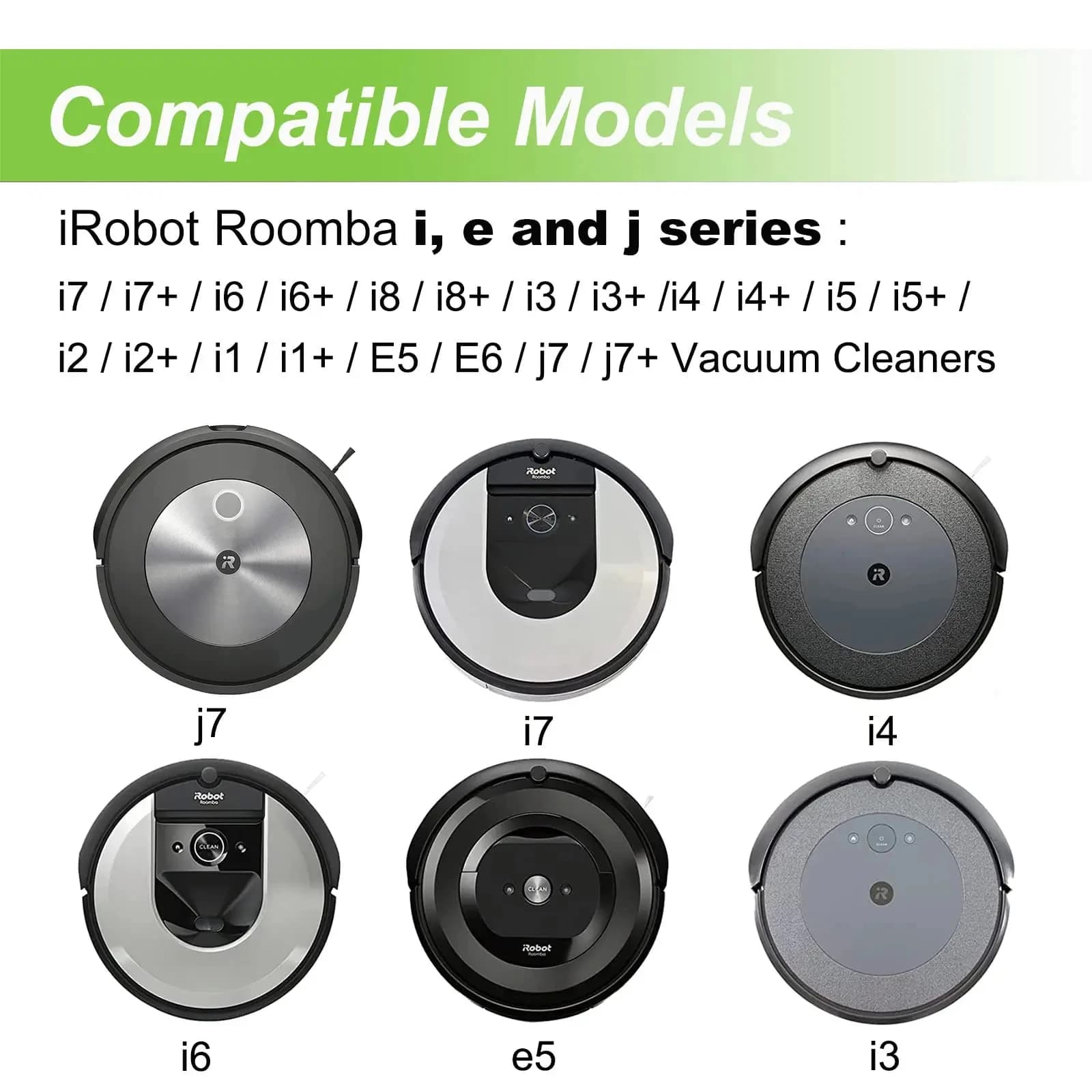 Brosse latérale pour aspirateur Robot iRobot Roomba série i et e i7 i7 + Plus i8 i3 i6 +/Plus E5 E6 