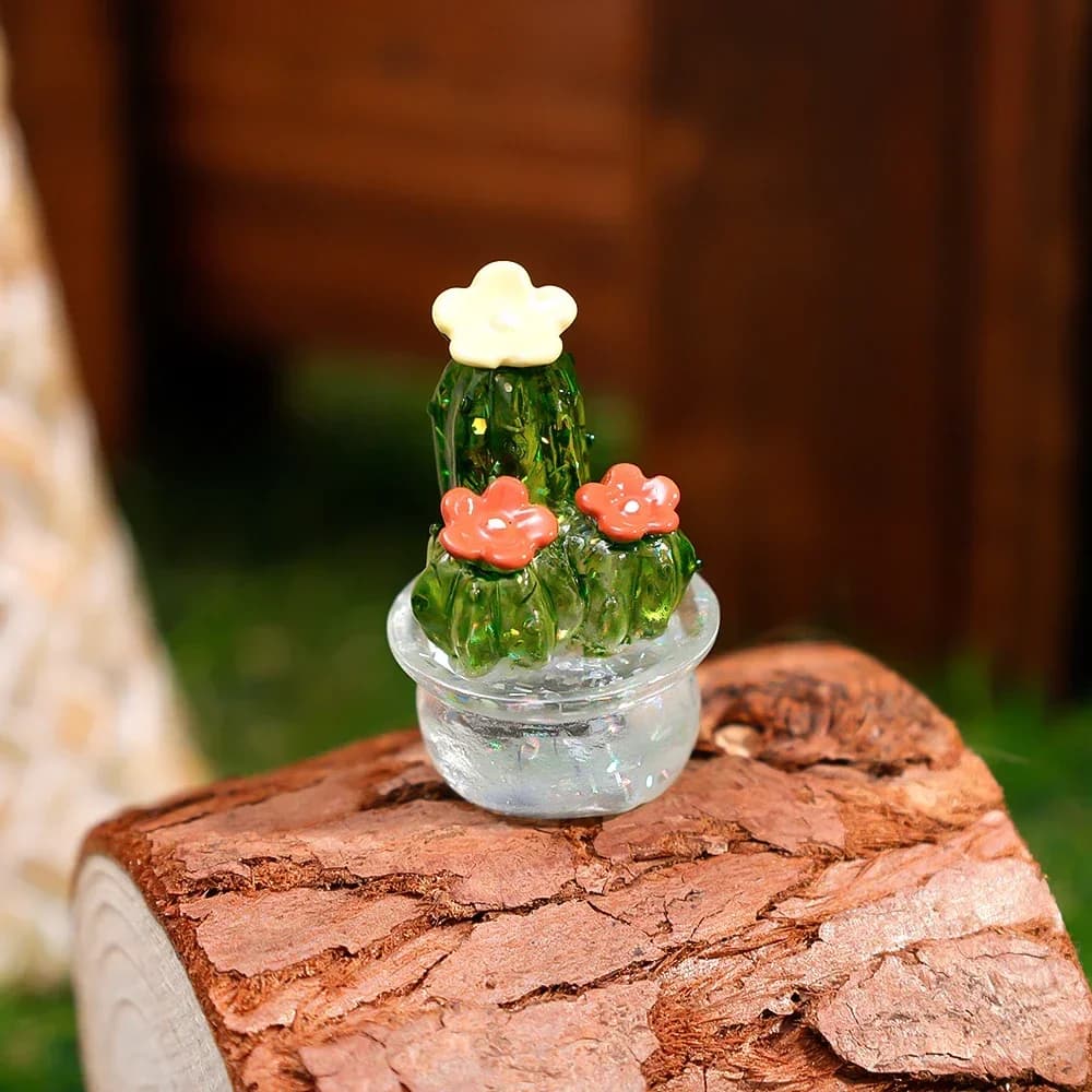 Simulation créative de plante quantique, décor transparent, décoration d'ordinateur de voiture charn