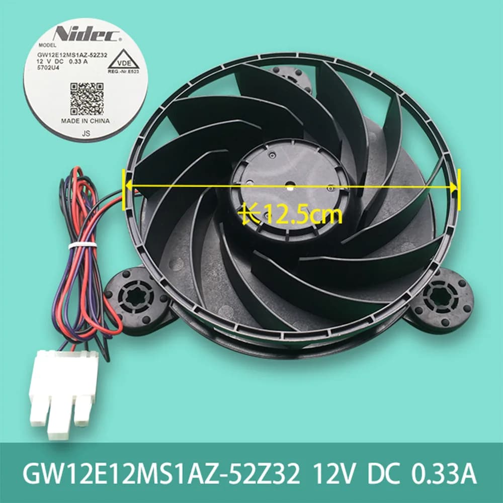 Ventilateur de refroidissement pour congélateur Haier GW12E12MS1AZ-52Z32 5702U4, 3 lignes, 12V DC, 0