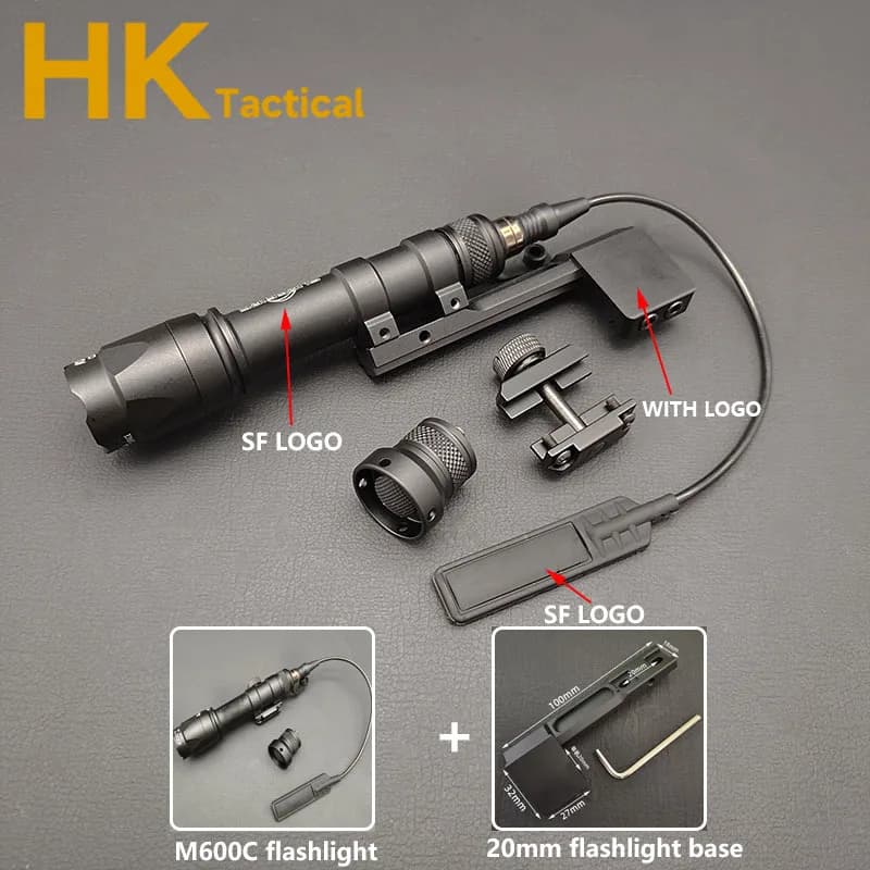 Tactique SF M600C M600 armes lumière lanterne fusil lampe de poche LED Surefir M300 Scout lumière to