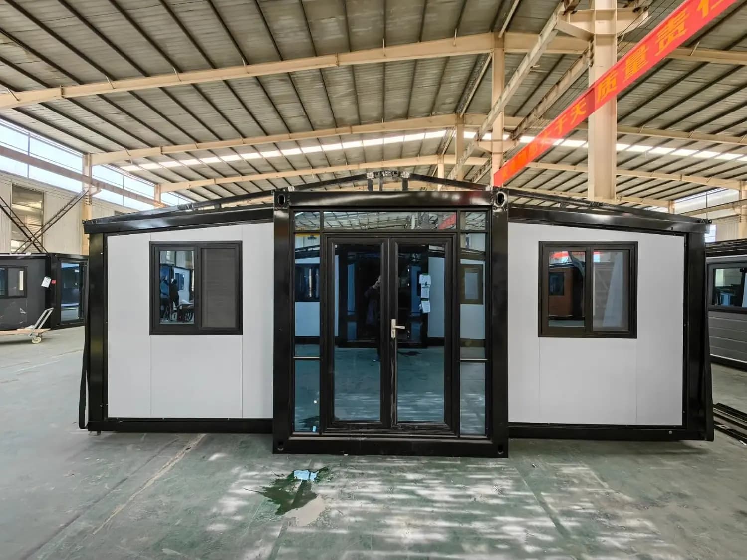 Maison conteneur préfabriquée modulaire, mini-maison, hôpital, conteneur de 20 pieds, 40 pieds, mais