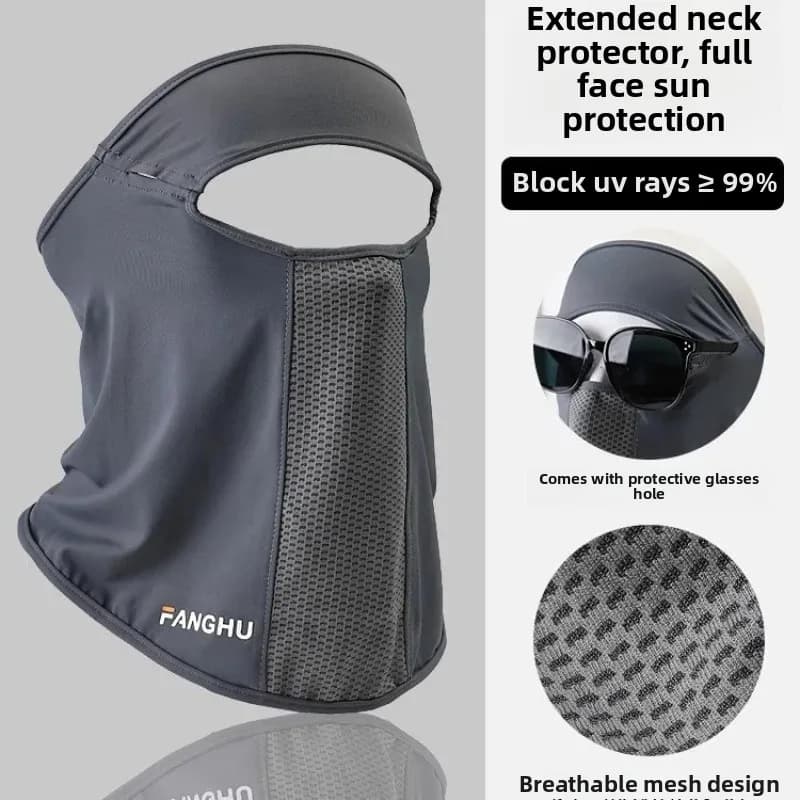 Gini – masque facial pour sport d'été, cordon d'oreille, Protection du cou, Anti-UV, masque de Prote