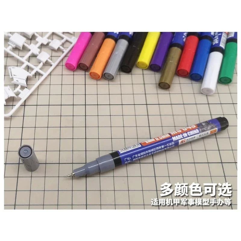 Marqueur de modèle huileux MS043, doublure à crochet Extra-fin, outils de construction de maquettes 