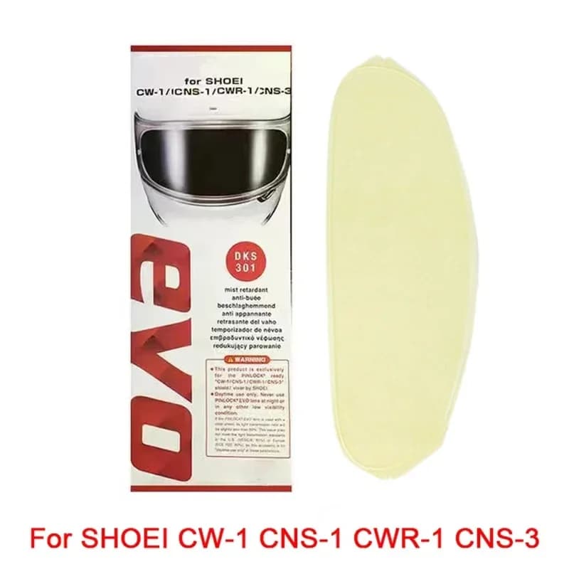 Visière de casque de moto, Film Anti-buée, Film d'objectif pour SHOEI X14 CW-1 CWR-1 CNS-1 CNS-3 CWR