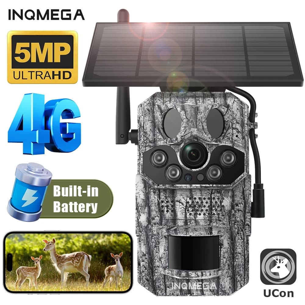 Caméra de suivi des sentiers 4G, vidéo 3K, Images 5MP, PIR15M-20M, déclencheur réflexe ultrarapide, 
