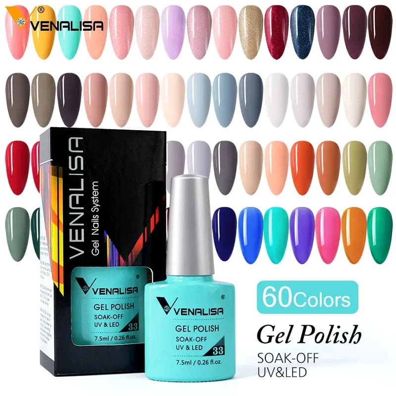 Venalisa VIP4 vernis à ongles HEMA/TPO gratuit couverture complète belle Semi permanente tremper UV 