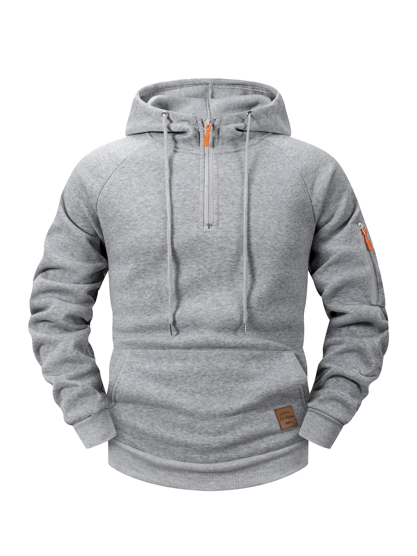 Sweat à capuche pour hommes, mode sport décontractée, rétro Harajuku, manches longues, fermeture écl