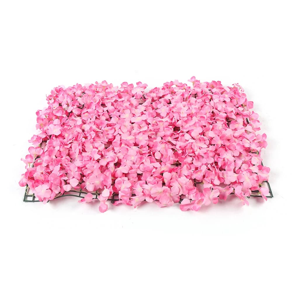 Panneaux Muraux de Fleurs Roses Artificielles, Polymères Muraux de Fleurs InjRose, pour Décoration M