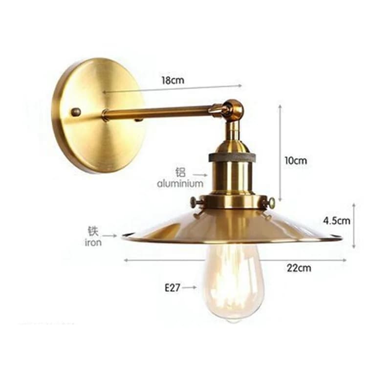 Lampe de décoration de chambre à coucher, art du fer américain, multi festival, OVNI, bar, restauran
