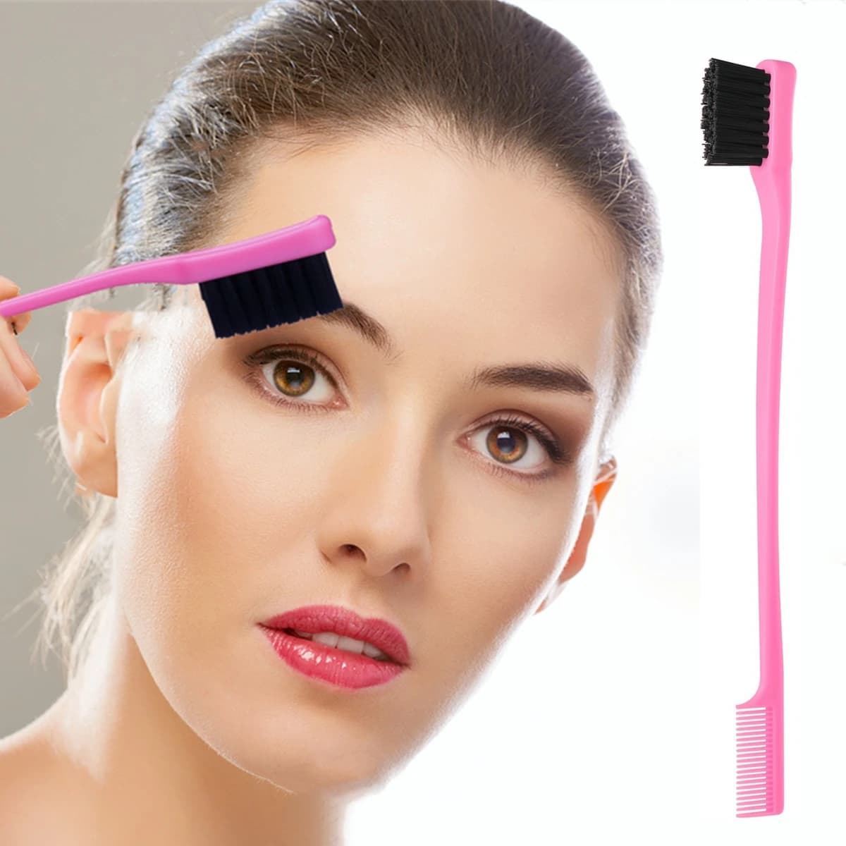 Ensemble de 3 peignes coiffants avec brosse à cheveux triple, brosse à cheveux à queue de souris, br