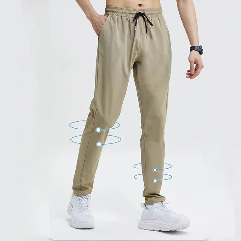 Pantalon crayon à séchage rapide pour hommes, pantalon de jogging serré, pantalon de fitness décontr