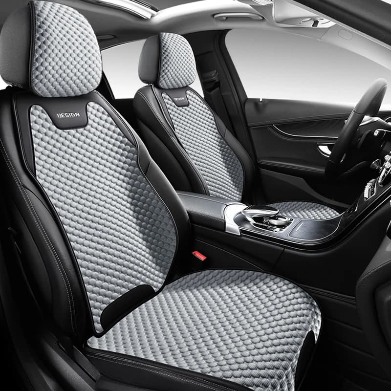 Coussin de siège de voiture en soie glacée, Ventilation confortable et Durable, housse de siège avan