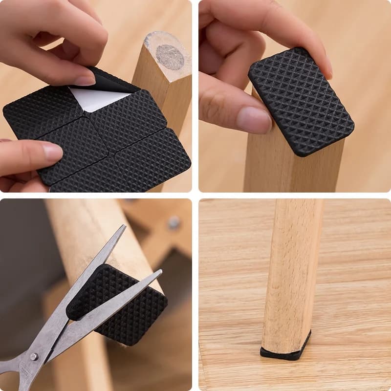 Coussinets en feutre auto-adhésifs pour pieds de Table et chaise, tapis de pied de meuble, autocolla