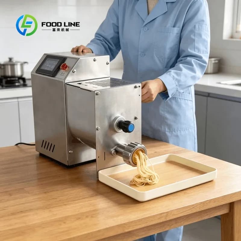 Machine à pâtes à écran tactile personnalisée, recettes prédéfinies, spaghetti, macaroni, fettuccine