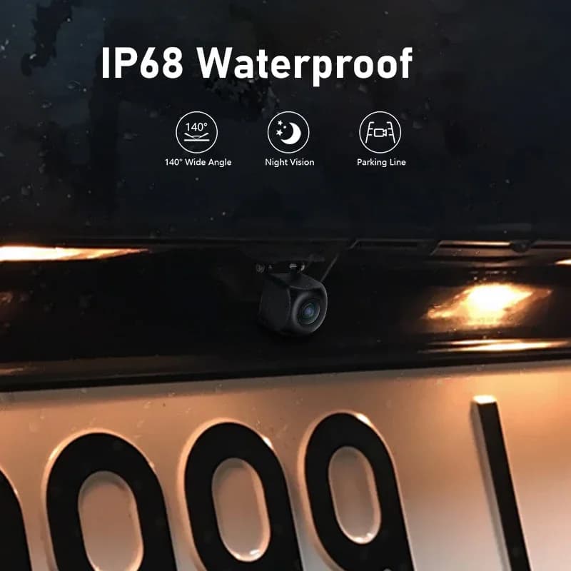 Jansite 1080P HD caméra arrière Vision nocturne caméra uniquement pour jansite Dash cam large flux d